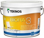 Совершенно матовая грунт-краска для потолков Teknos Biora 3  / Биора 3