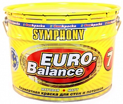 SYMPHONY EURO-BALANCE 7 / Симфония Евро-Баланс 7 Акрилатная матовая краска,для влажных и сухих помещений