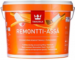 Краска для стен и потолков Tikkurila Remontti Assa / Ремонтти-Ясся