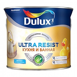 Краска для кухонь и ванных комнат (Полуматовая) Dulux Kitchen & Bathroom