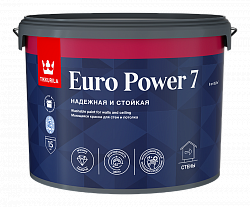 Моющаяся краска для стен и потолков Tikkurila Euro 7 (Евро 7)