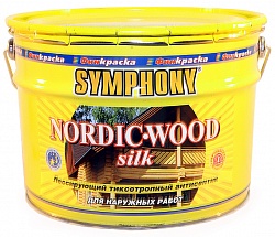 SYMPHONY NORDIC-WOOD Silk / Симфония Нордик Вуд Силк Лессирующий тиксотропный антисептик